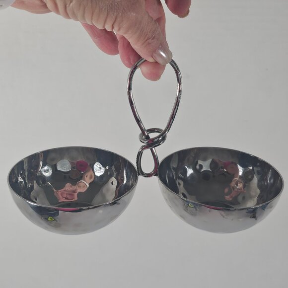 Mary Jurek Opus 2 Bowl Set With Loop Handle Stainless Steel Design Piece - Picture 12 of 12